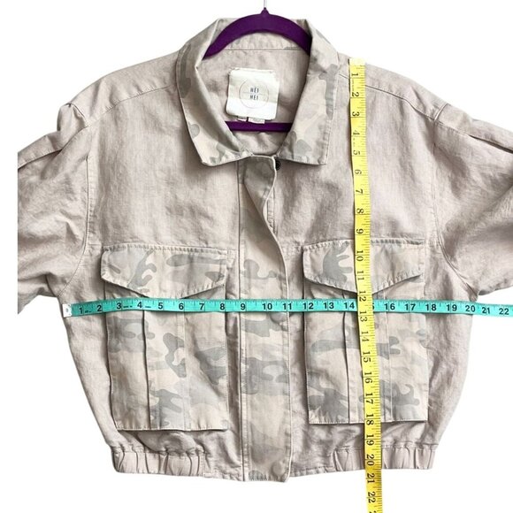 Women's Utility Jacket in Cream by Hei Hei - Anthropology - Picture 9 of 9